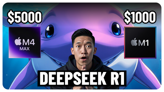 DeepSeek R1: $5000 vs $1000 Computer | M4 Max 128GB vs M1 Air 16GB | LM Studio Tutorial