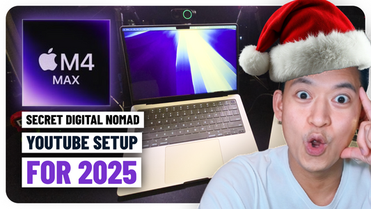 Best Minimalist YouTube Setup for Digital Nomads 2025 | Beginner YouTuber Tutorial
