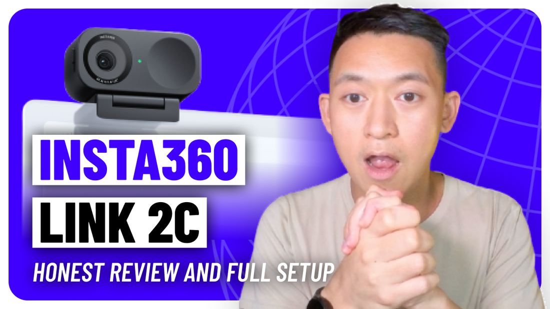 Insta360 Link 2C Review and Setup: The Ultimate AI Webcam for Content Creators and Digital Nomads!