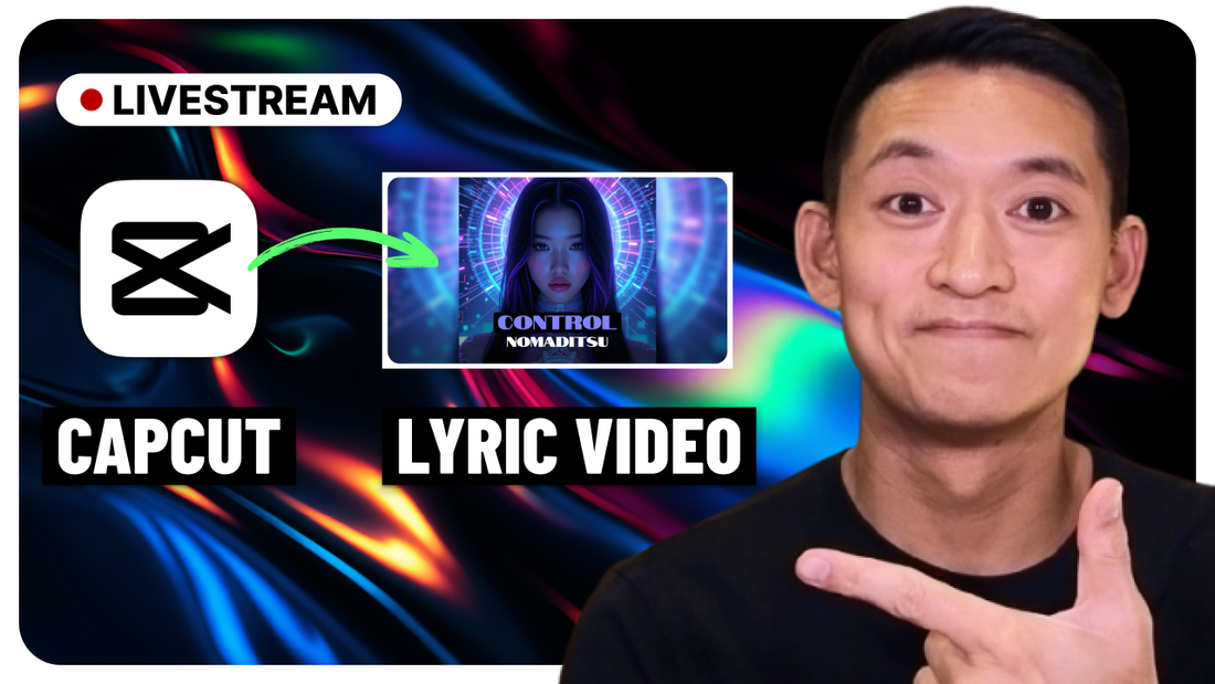 [LIVE #2] Create a Lyrics Video in CapCut for Your AI Music | Start to Finish Live Tutorial